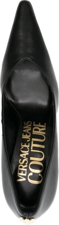 Versace Jeans Couture Pumps met puntige neus Zwart