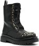 Versace Jeans Couture Rockstud enkellaarzen Zwart - Thumbnail 2