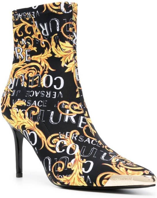 Versace Jeans Couture Scarlett laarzen met print Zwart