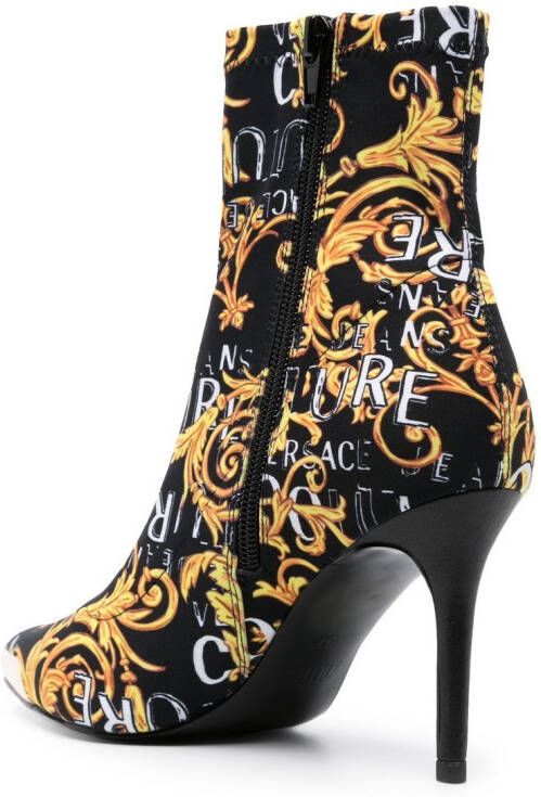 Versace Jeans Couture Scarlett laarzen met print Zwart