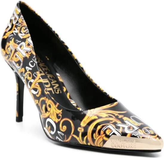 Versace Jeans Couture Scarlett 95 mm pumps Zwart