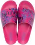 Versace Jeans Couture Slippers met 'Barocco' print Roze - Thumbnail 4