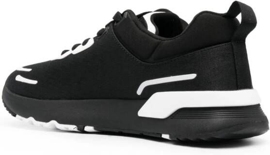 Versace Jeans Couture Sneakers met logo-reliëf Zwart