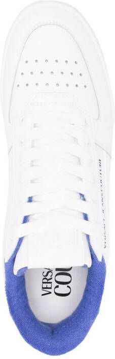 Versace Jeans Couture Sneakers met logoprint Wit