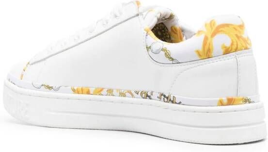 Versace Jeans Couture Sneakers met logoprint Wit