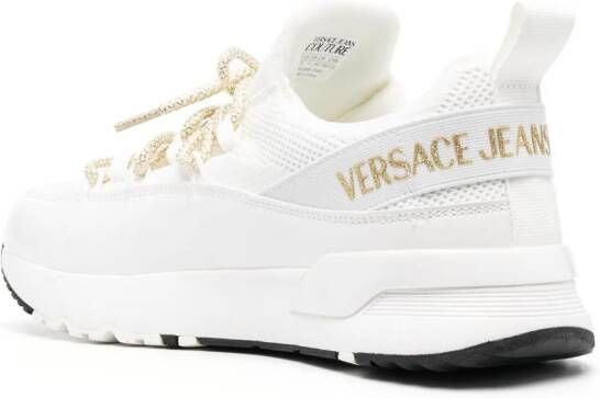 Versace Jeans Couture Sneakers met logoprint Wit