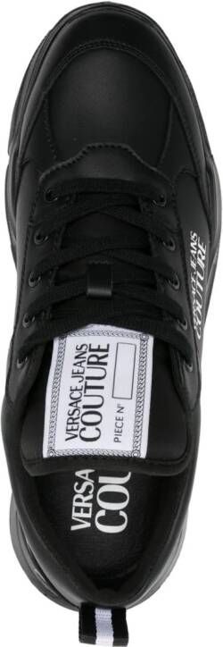 Versace Jeans Couture Sneakers met logoprint Zwart