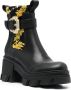 Versace Jeans Couture Sophie 85mm laarzen met decoratieve gesp Zwart - Thumbnail 2