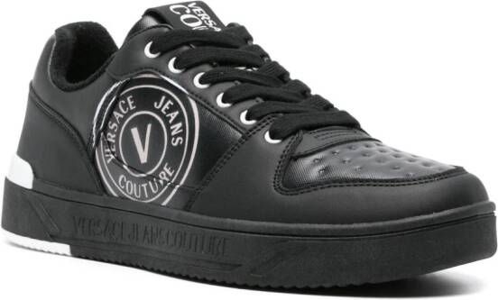 Versace Jeans Couture Starlight sneakers met logoprint Zwart