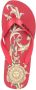 Versace Jeans Couture Teenslippers met logoprint Rood - Thumbnail 4