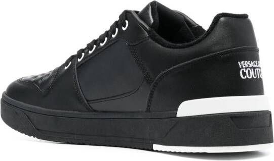 Versace Jeans Couture Sneakers met V-embleem Zwart