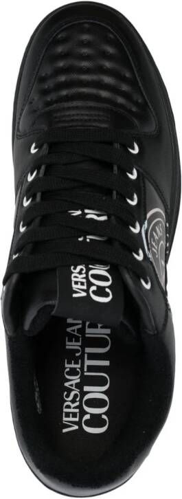 Versace Jeans Couture Sneakers met V-embleem Zwart