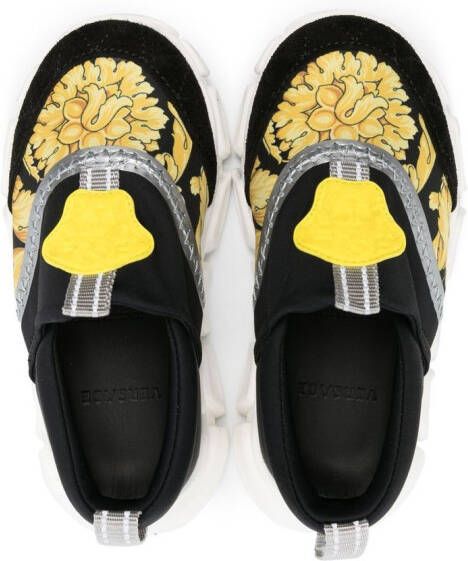 Versace Kids Barocco Medusa sneakers Zwart