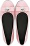 Versace Kids Leren ballerina's met strik-detail Roze - Thumbnail 3