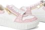 Versace Kids Greca leren sneakers Wit - Thumbnail 4