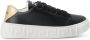 Versace Kids Greca leren sneakers Zwart - Thumbnail 2