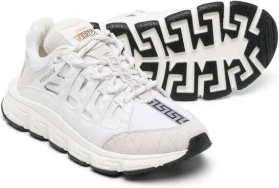 Versace Kids Trigreca sneakers Wit