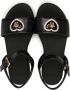 Versace Kids Leren sandalen Zwart - Thumbnail 3