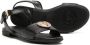 Versace Kids Sandalen met logoplakkaat Zwart - Thumbnail 2