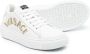 Versace Kids Seashell Baroque Greca leren sneakers Wit - Thumbnail 2