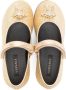 Versace Kids Ballerina's met metallic-effect en Medusa-plakkaat Goud - Thumbnail 3