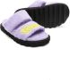 Versace Kids Slippers met logopatch Paars - Thumbnail 2