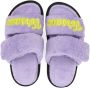 Versace Kids Slippers met logopatch Paars - Thumbnail 3