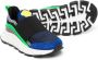 Versace Kids Sneakers met colourblocking Blauw - Thumbnail 2