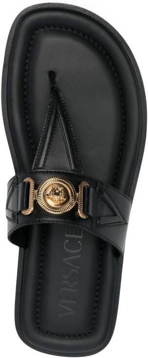 Versace Medusa Biggie sandalen Zwart