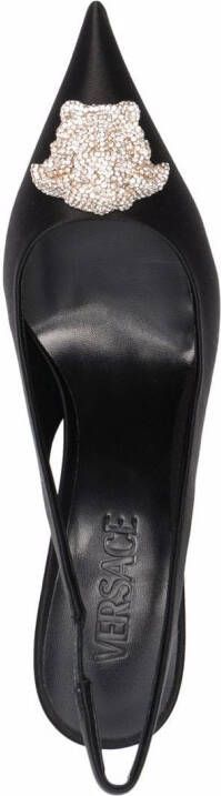 Versace La Medusa slingback pumps Zwart