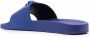 Versace La Medusa slippers met open neus Blauw - Thumbnail 3