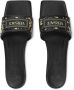 Versace Slippers met logopatch Zwart - Thumbnail 3