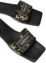 Versace Slippers met logopatch Zwart - Thumbnail 4
