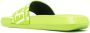 Versace Slippers met logoprint Groen - Thumbnail 3