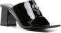 Versace 70 mm Medusa leren muiltjes Zwart - Thumbnail 2