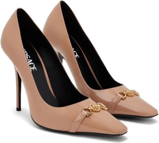 Versace Medusa 1995 115mm leren pumps Bruin
