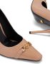 Versace Medusa 1995 115mm leren pumps Bruin - Thumbnail 4