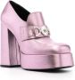 Versace Aevitas 125 metallic pumps met plateauzool Roze - Thumbnail 2