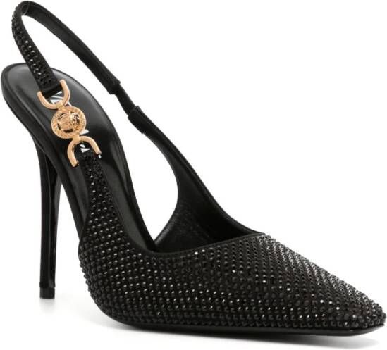 Versace Medusa '95 slingback pumps Zwart