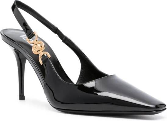 Versace Medusa '95 gelakte pumps Zwart