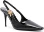 Versace Medusa '95 gelakte pumps Zwart - Thumbnail 2