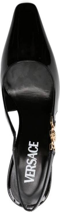 Versace Medusa '95 gelakte pumps Zwart