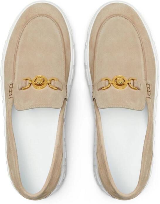 Versace Medusa '95 leren loafers Beige