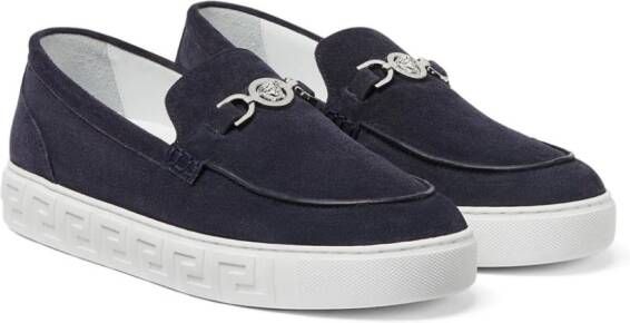 Versace Medusa '95 leren loafers Blauw