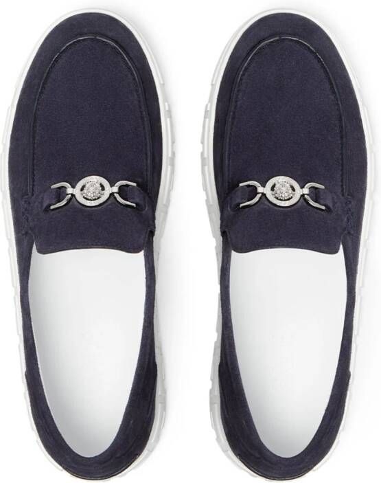 Versace Medusa '95 leren loafers Blauw