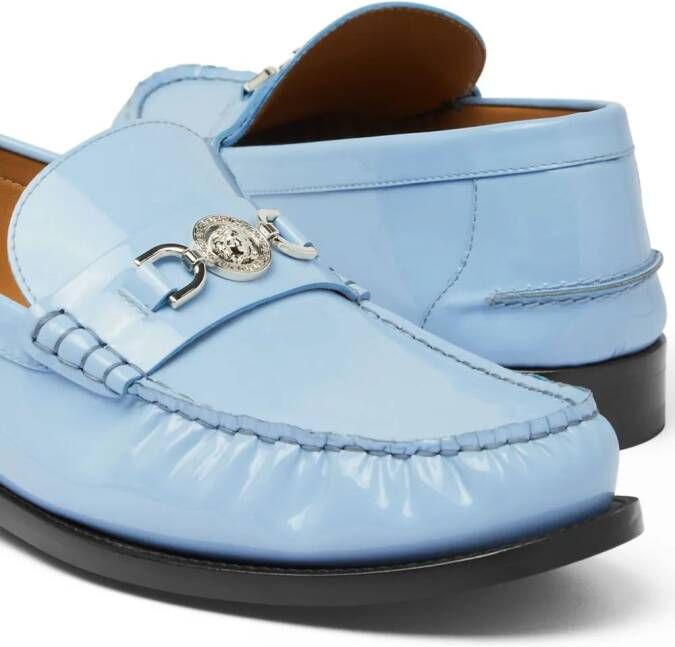 Versace Medusa '95 leren loafers Blauw
