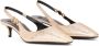 Versace Medusa '95 leren slingback pumps Goud - Thumbnail 2