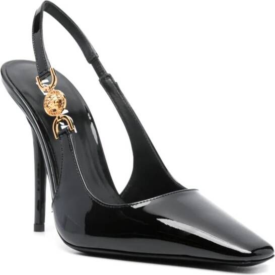 Versace Medusa '95 slingback pumps Zwart