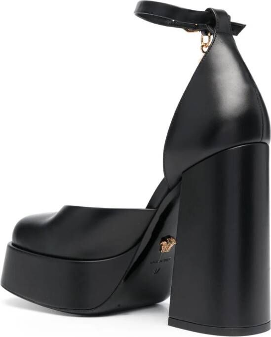 Versace Medusa Aevitas pumps met plateauzool Zwart