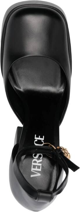 Versace Medusa Aevitas pumps met plateauzool Zwart